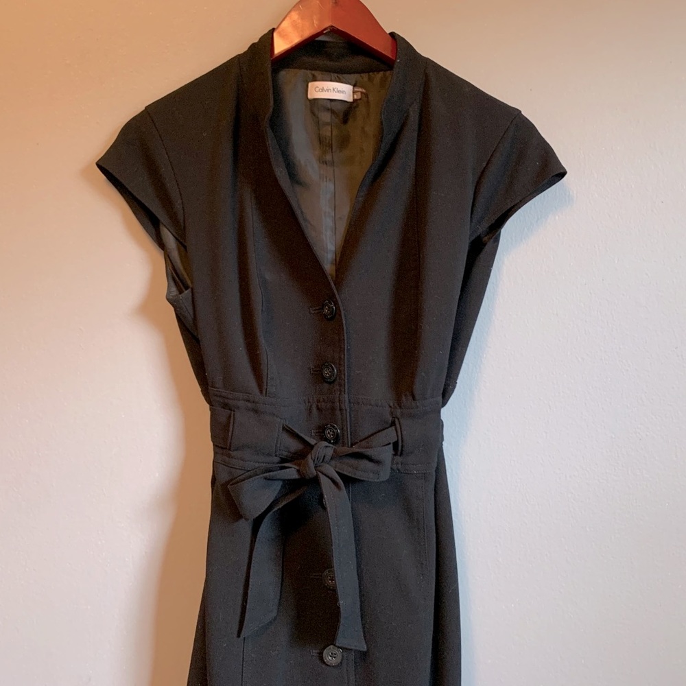 Calvin Klein Button Down Formal Dress